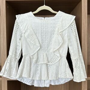 BCBG Maxazria White XS Top